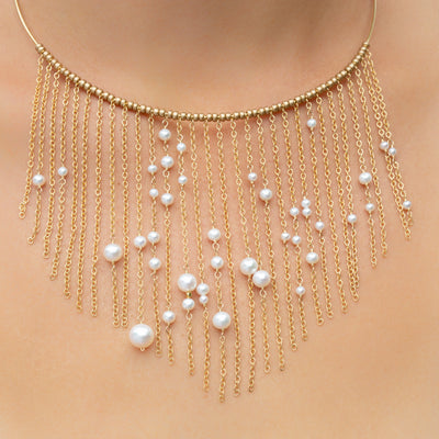 WHISPERING SKY IN FRESH WATER PEARLS