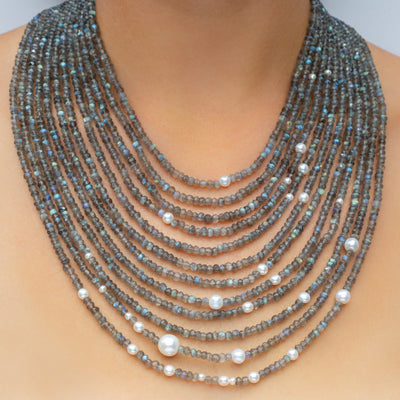 ORBIT MULTI-STRAND NACKLACE