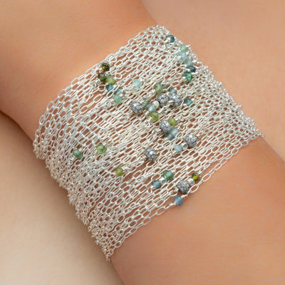 WRITTEN IN THE SKY; CHAIN CUFF BRACELET