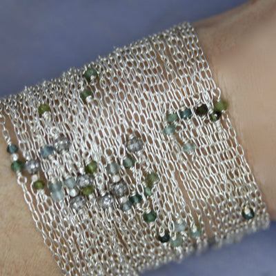 WRITTEN IN THE SKY; CHAIN CUFF BRACELET