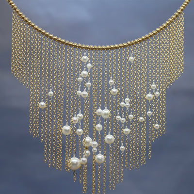 WHISPERING SKY IN FRESH WATER PEARLS