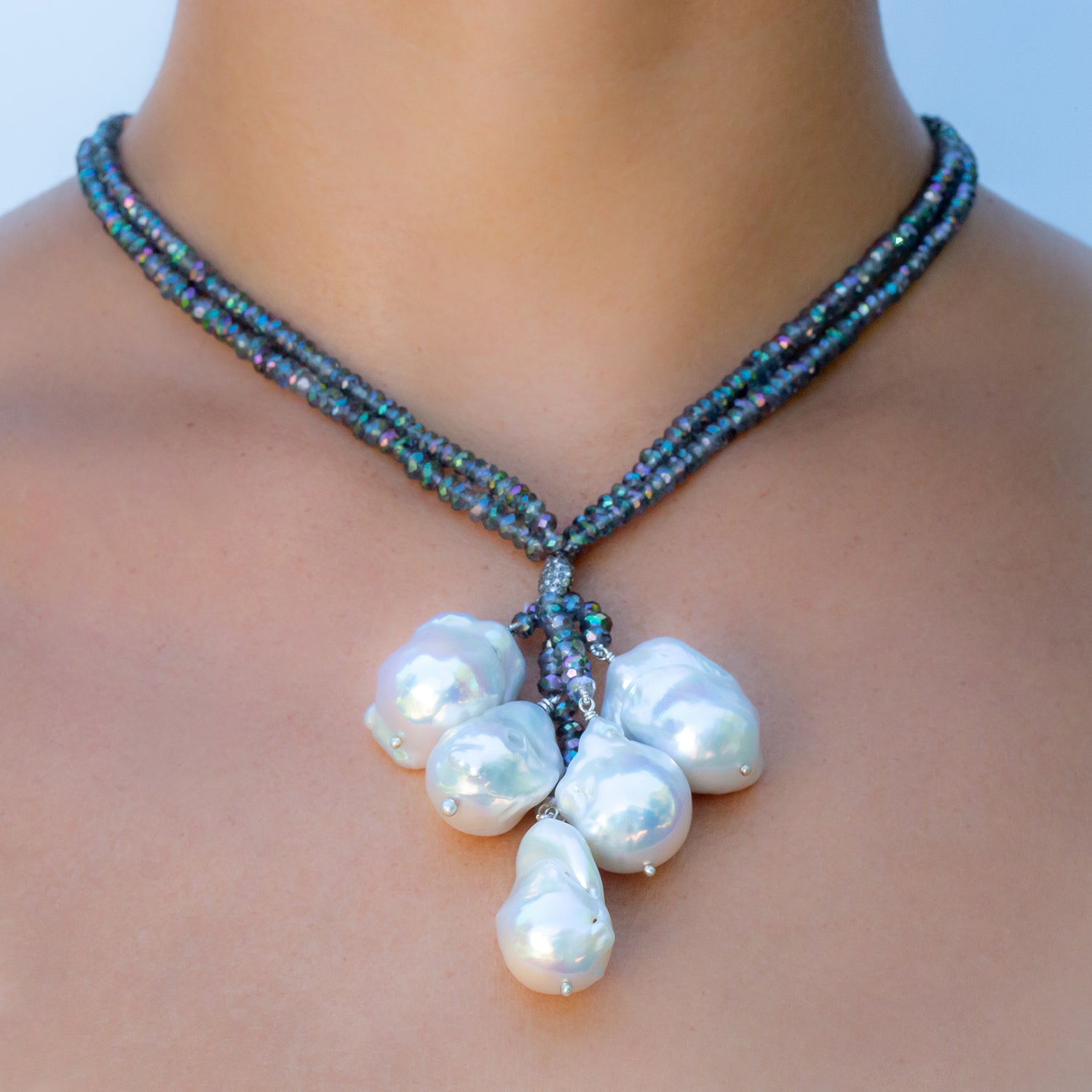 STARBURST 5 Pearl Necklace