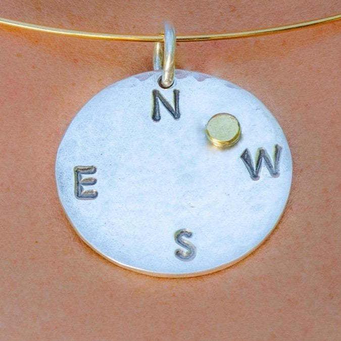 WISH UPON A STAR COMPASS MEDALLION